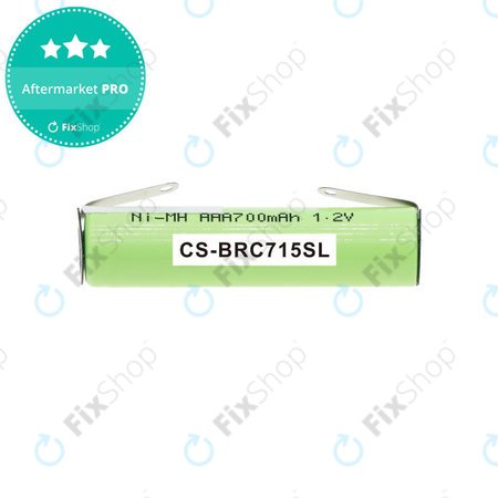 Akku batterie für Philips Norelco QC5055, Braun FreeControl 1715, 700mAh, Ni-MH, 1.2V, 4HGAE-LFU, HQ