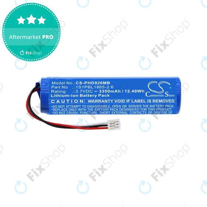 Batterie für Philips Avent SCD923P, SCD923/26, Avent SCD923, 3350mAh, Li-ion, 3.7V, 1S1PBL1865-2.6, HQ
