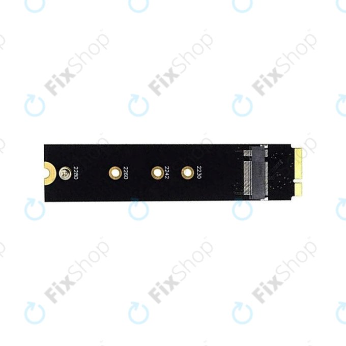 Apple MacBook Air 11" A1465, 13" A1466, Pro 13" A1425, 15" A1398 (Mid 2012, Late 2012) - Adapter M.2 SATA 3.0 SSD