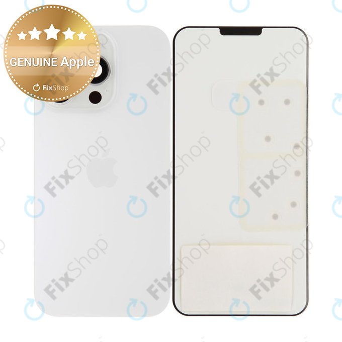 Backcover Glas für iPhone 16 Pro | White Titanium | 661-42723 | Genuine Apple