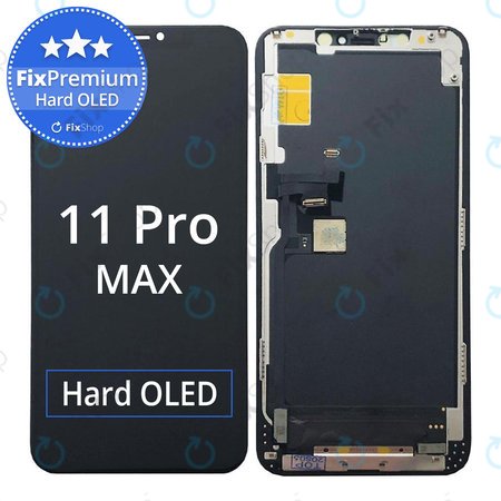 Apple iPhone 11 Pro Max - LCD Display + Touchscreen Front Glas + Rahmen Hard OLED FixPremium