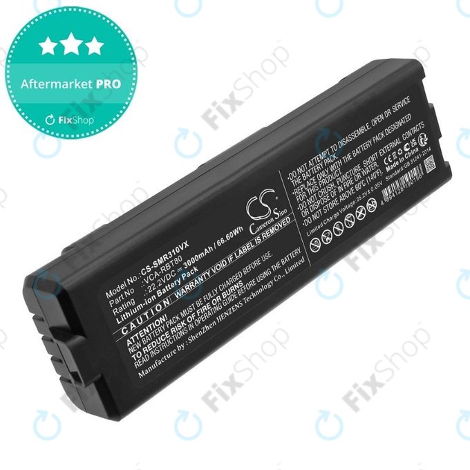 Samsung Jet Bot, Jet Bot+ - Akku Batterie VCA-RBT80 Li-Ion 22.2V 3000mAh HQ