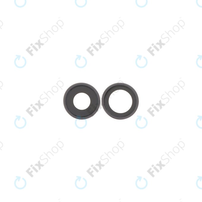 Apple iPhone 17 - Rückfahrkameraglas mit Rahmen (Black) - 2Stk.