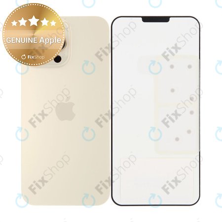 Backcover Glas für iPhone 16 Pro Max | Desert Titanium | 661-44960 | Genuine Apple