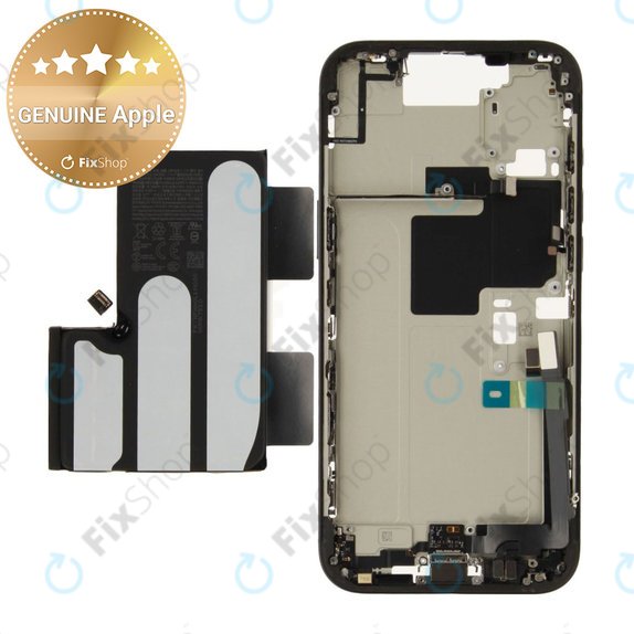 Mittelrahmen mit Batterie für iPhone 16 Pro Max | Black Titanium | ZD076-00693 | Genuine Apple