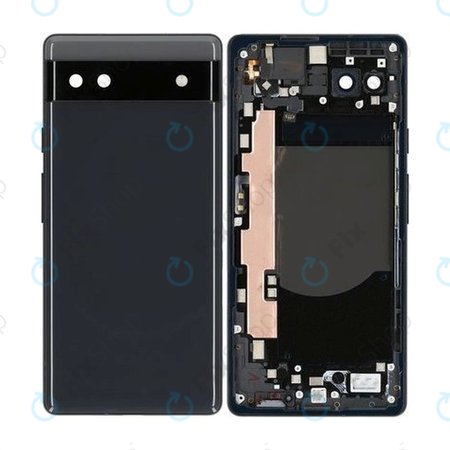 Google Pixel 6a GX7AS GB62Z - Backcover (Charcoal)