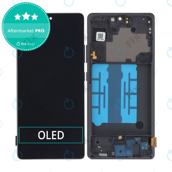 Samsung Galaxy A71 5G A716B - LCD Display + Touchscreen Front Glas + Rahmen OLED