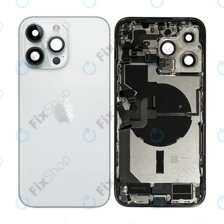 Apple iPhone 14 Pro Max - Backcover mit Kleinteilen (Silver)