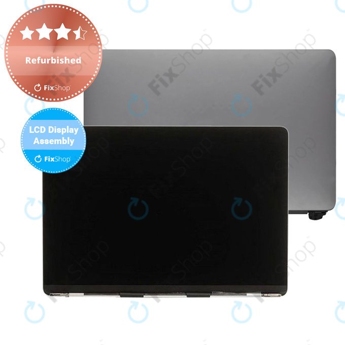 Apple MacBook Pro 13" A1708 (Late 2016 - Mid 2017) - LCD Display + Frontglas + Abdeckung (Space Gray) Refurbished