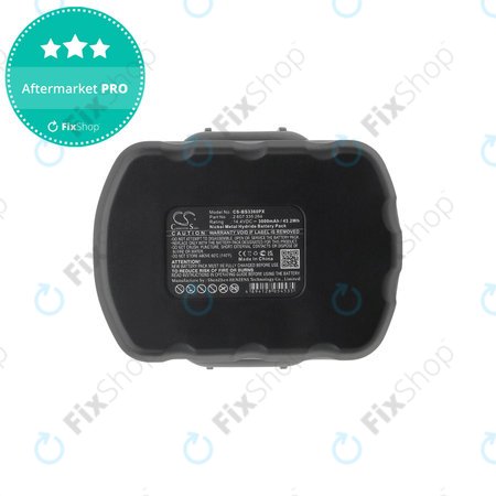 Batterie für Bosch 13614, 3000mAh, Ni-MH, 14.4V, 2 607 335 264, HQ