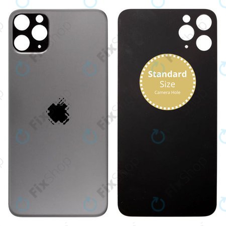 Apple iPhone 11 Pro Max - Backcover Glas (Space Gray)