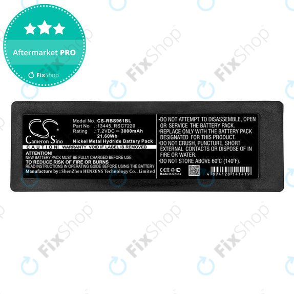 Akku batterie für Scanreco 590, Cifa, Effer, 3000mAh, Ni-MH, 7.2V, RSC7220, HQ