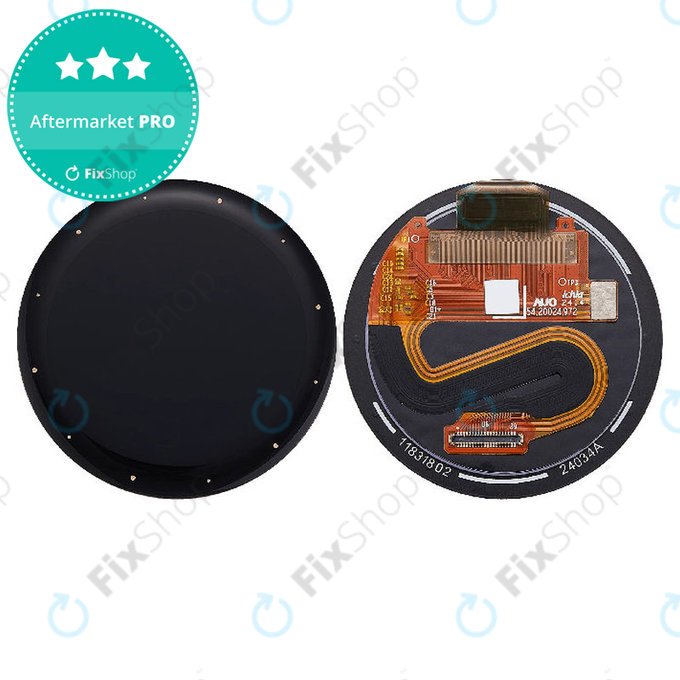 OLED Display + Touchscreen ohne Rahmen (Black) für Garmin Venu 3S 41mm