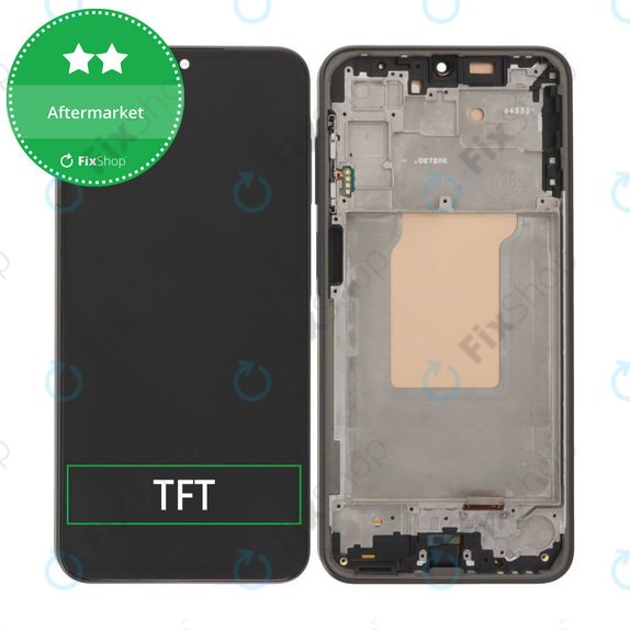 Samsung Galaxy A26 A266E - LCD Display + Touchscreen Front Glas + Rahmen (Black) TFT