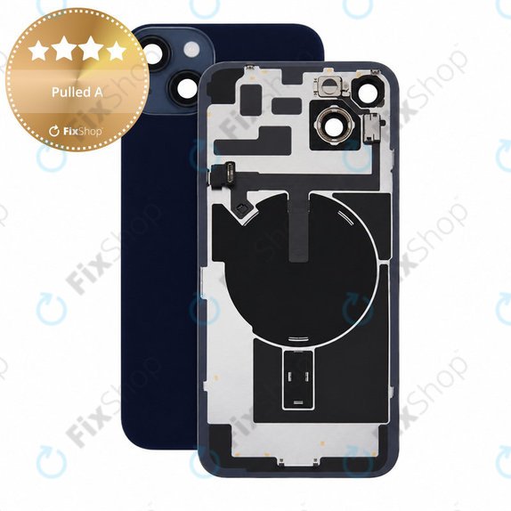 Glas der Rückabdeckung für iPhone 14 Plus, Midnight, Pulled A