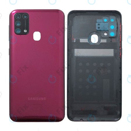 Samsung Galaxy M31 M315F - Akkudeckel (Red) - GH82-22412B Genuine Service Pack
