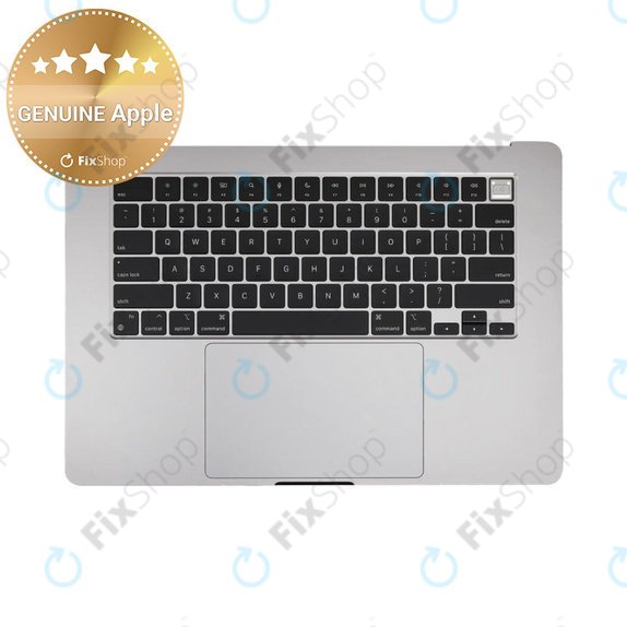 Oberer Tastaturrahmen für MacBook Air 15", A3114 (2024), mit US-Tastatur und Akku, Space Gray, 661-40266, Genuine Apple