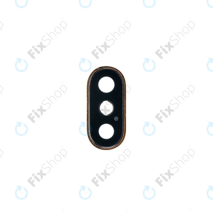 Apple iPhone XS Max - Rahmen Kameraglas (Gold)