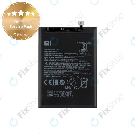 Xiaomi Redmi 8, 8A - Akku Batterie BN51 5000mAh - 46BN51W02093 Genuine Service Pack