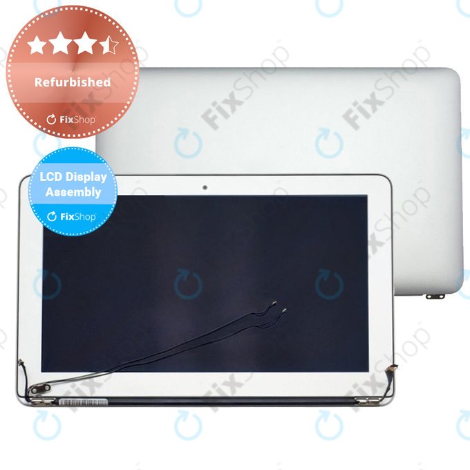 Apple MacBook Air 11" A1465 (Mid 2013 - Early 2015) - LCD Display + Frontglas + Abdeckung Refurbished