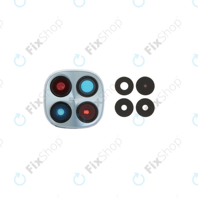 Rückfahrkameraglas mit Rahmen für Xiaomi Redmi Note 15 Pro 5G, Glacier Blue