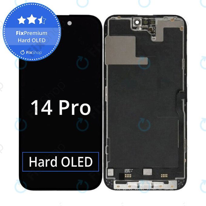Apple iPhone 14 Pro - LCD Display + Touchscreen Front Glas + Rahmen Hard OLED FixPremium