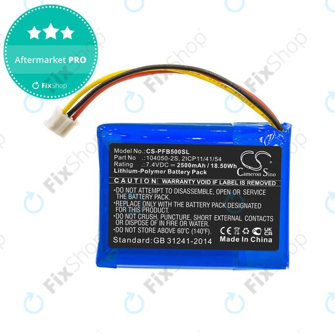 Akku batterie für Philips Fidelio B5/12, Fidelio HTL9100, Fidelio HTL9300, 2500mAh, Li-Pol, 7.4V, 104050-2S, HQ