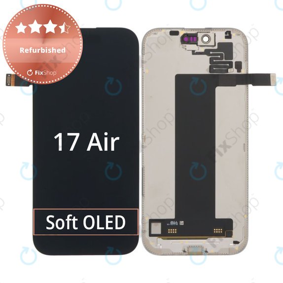 Apple iPhone 17 Air - LCD Display + Touchscreen Front Glas + Rahmen Refurbished
