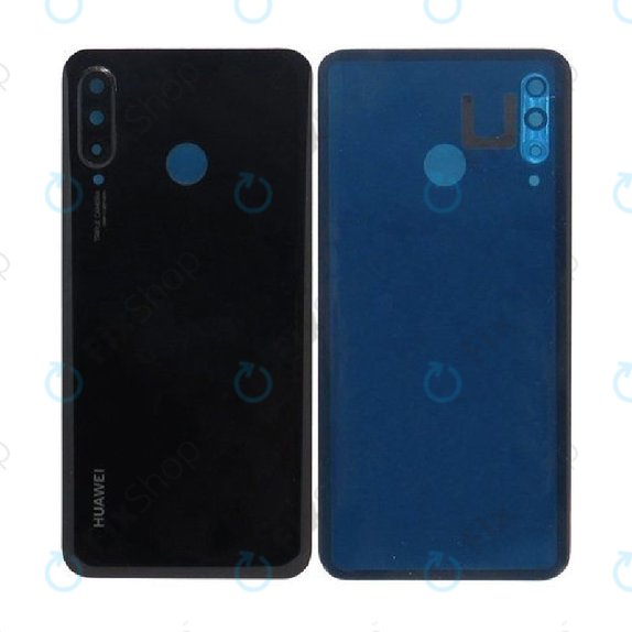 Akkudeckel Komplett für Huawei P30 Lite, Midnight Black