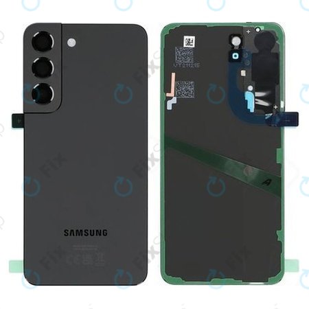 Samsung Galaxy S22 S901B - Battery Cover (Phantom Black) - GH82-27434A Genuine Service Pack