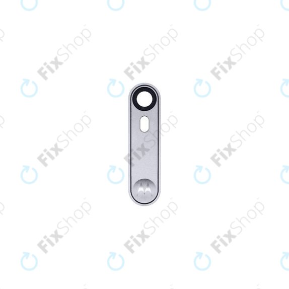 Motorola Moto X Style XT1572 - Rückfahrkamera Glas + Rahmen (Weiß)