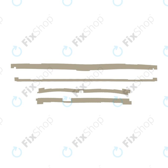 Apple MacBook Pro 15" Unibody - Unter Frontglas Klebestreifen Sticker (adhesive)