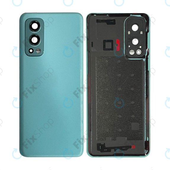 OnePlus Nord 2 5G - Akkudeckel + Rückfahrkameraglas (Blue Haze)