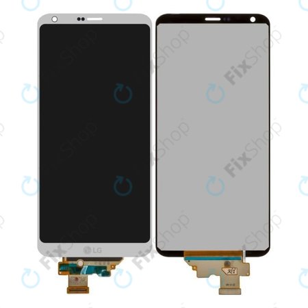 LG G6 H870 - LCD Display + Touchscreen front Glas (Weiß)