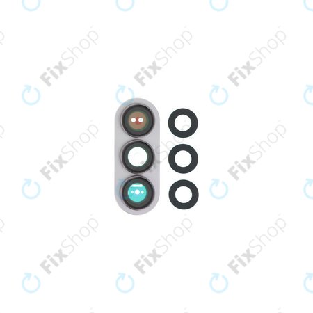 Samsung Galaxy Z Fold 7 F966B - Rückfahrkameraglas + Rahmen (Silver Shadow)