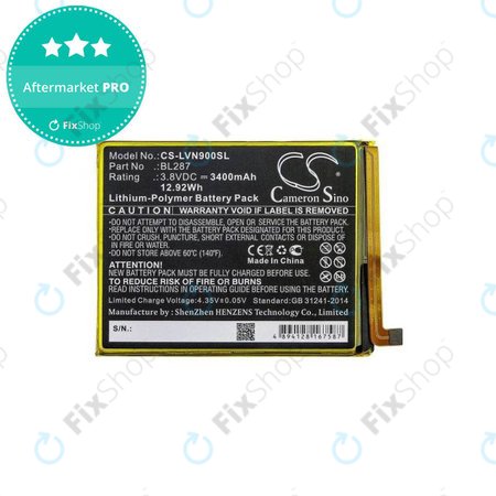 Lenovo K9 Note - Akku Batterie BL287 3400mAh HQ