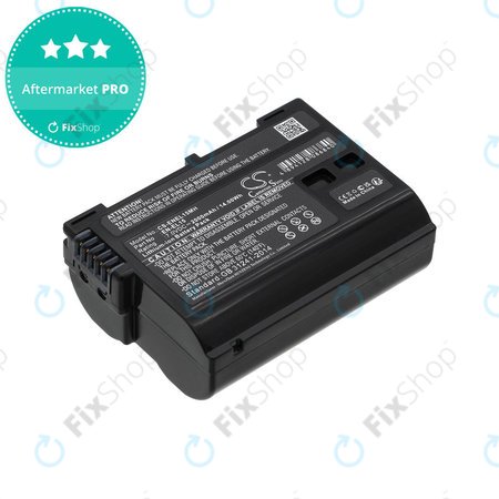 Akku batterie für Nikon D7000, D500, D600, D7200, D7500, Z5, Z6, EN-EL15, Li-ion, 7V, 2000mAh, HQ