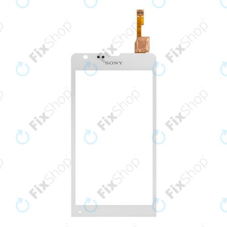 Sony Xperia SP M35H - C5303 - Touchscreen front Glas (Weiß) - 1272-6916 - 01