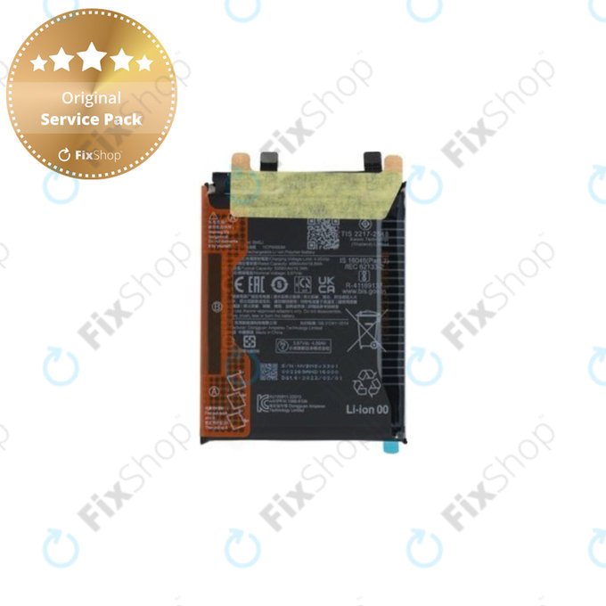 Xiaomi 12T, 12T Pro - Akku Batterie BM5J 5000mAh - 001652GMD1A000, 46020000CW1G Genuine Service Pack