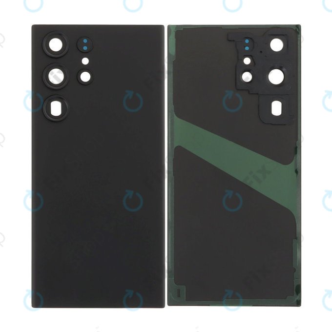 Samsung Galaxy S23 Ultra S918B - Akkudeckel Komplett (Phantom Black)