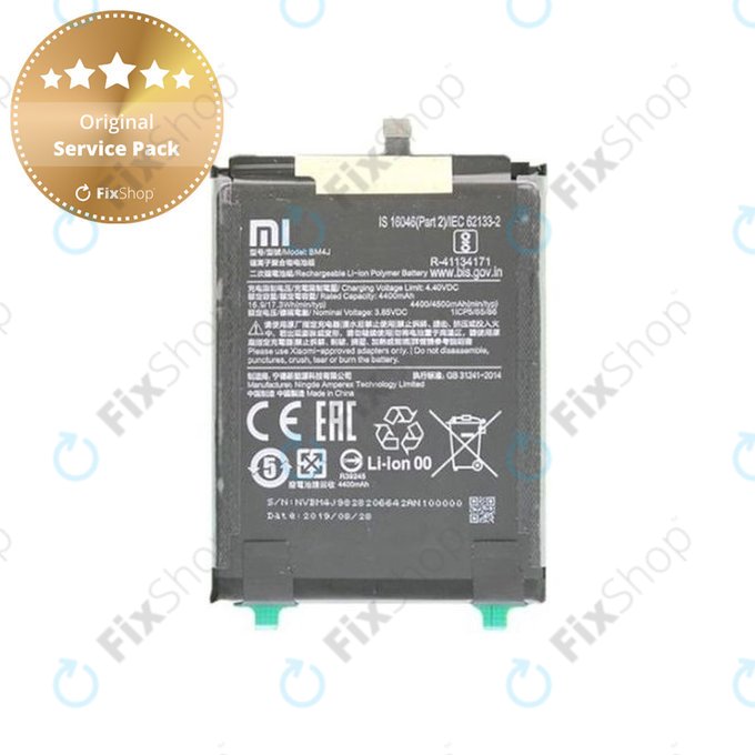 Xiaomi Redmi Note 8 Pro - Akku Batterie BM4J 4500mAh - 46BM4JA030H8 Genuine Service Pack
