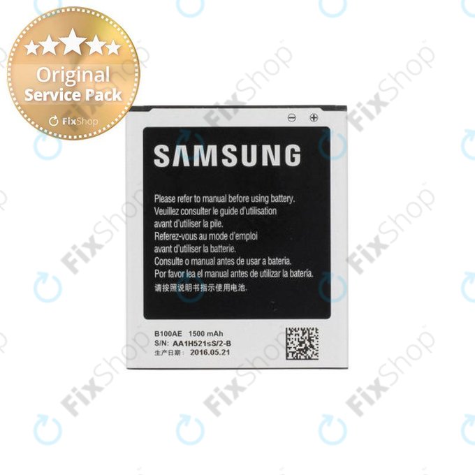 Samsung Galaxy Trend 2 Lite VE G318H - Akku Batterie Li-Ion B100AE 1500mAh - GH43-03948C Genuine Service Pack