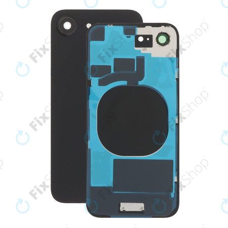 Apple iPhone 16e - Rückgehäuseglas + Kameraglas (Black)