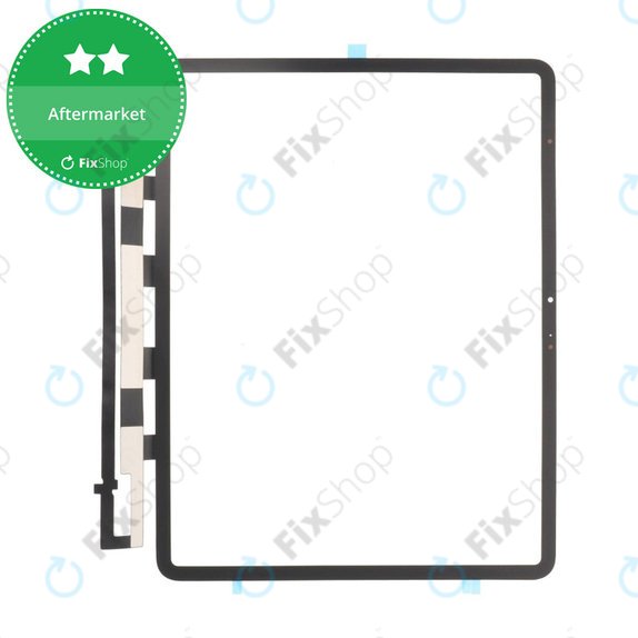 Apple iPad Air 13 (2024, 2025) - Touchscreen Front Glas + Adhesive (Black)