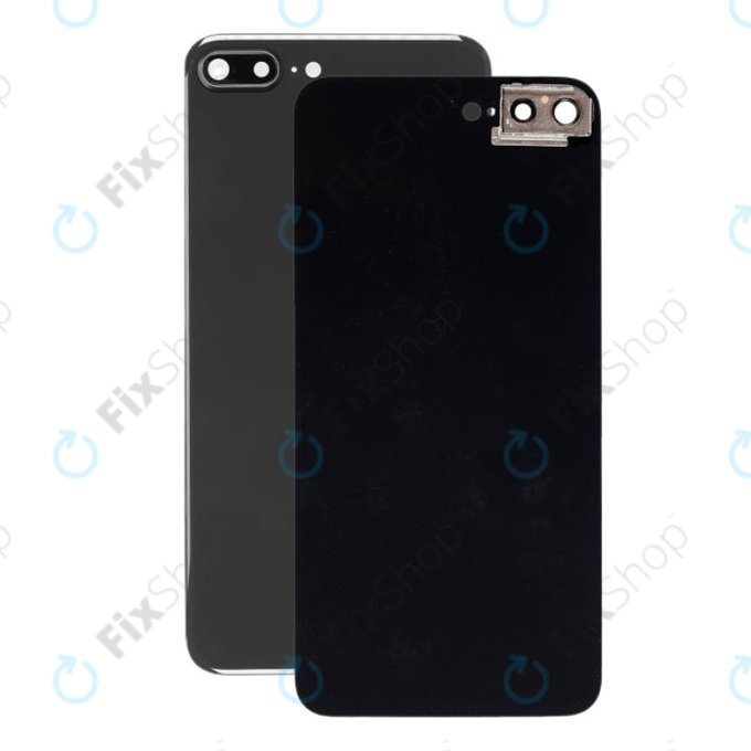 Apple iPhone 8 Plus - Backcover Glas mit Kamerahalterung (Space Gray)