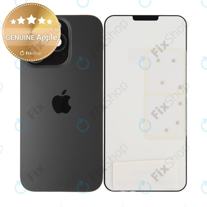 Backcover Glas für iPhone 16 Pro | Black Titanium | 661-42722 | Genuine Apple