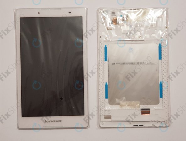 Lenovo TAB 2 A8-50 - LCD Display + Touchscreen front Glas + Rahmen (Weiß) - 5D68C02330