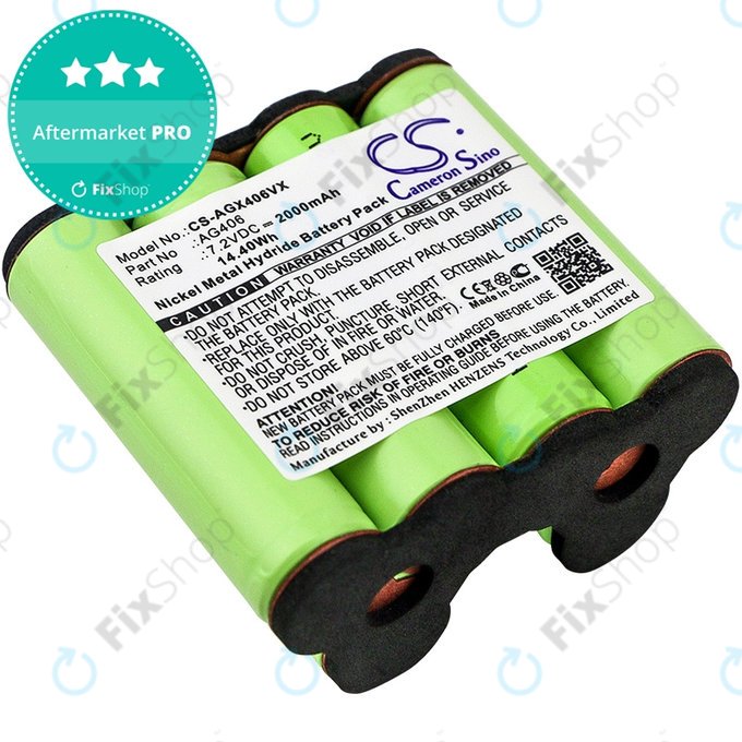 AEG Electrolux Rapido ZB-series - Akku Batterie AG406 Ni-MH 7.2V 2000mAh HQ