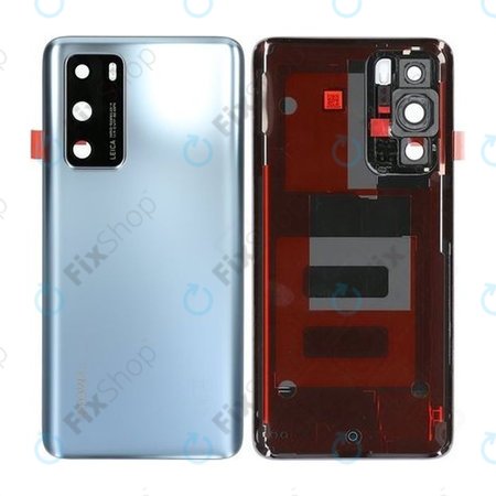Huawei P40 - Akkudeckel (Silver Frost) - 02353MGF Genuine Service Pack