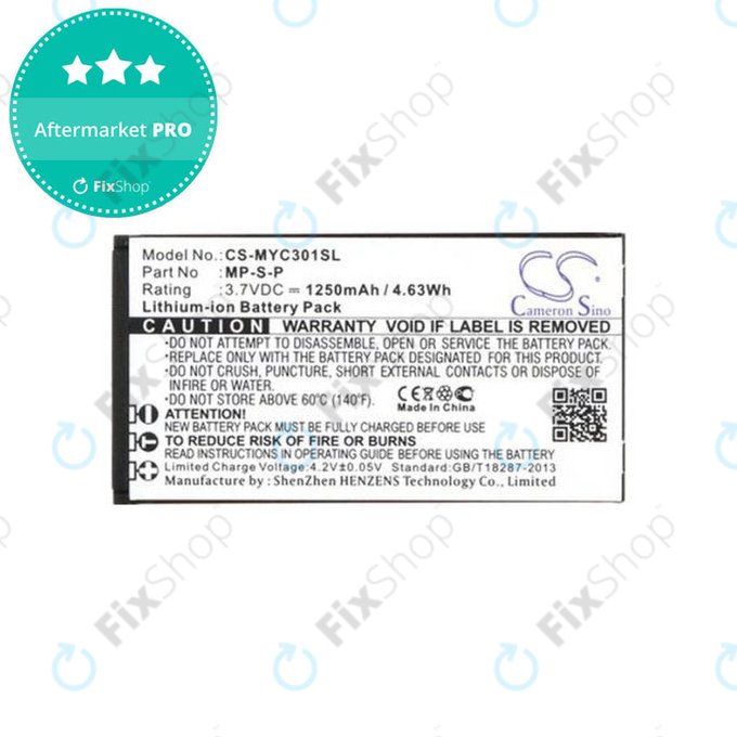 myPhone 3010 Classic - Akku Batterie MP-S-P 1250mAh HQ